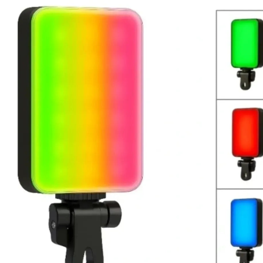 CLIP-FILL Taşınabilir Mini RGB LED Selfie Işığı