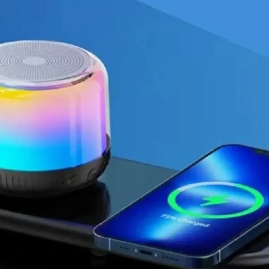 Kablosuz Şarj Standlı Bluetooth Hoparlör