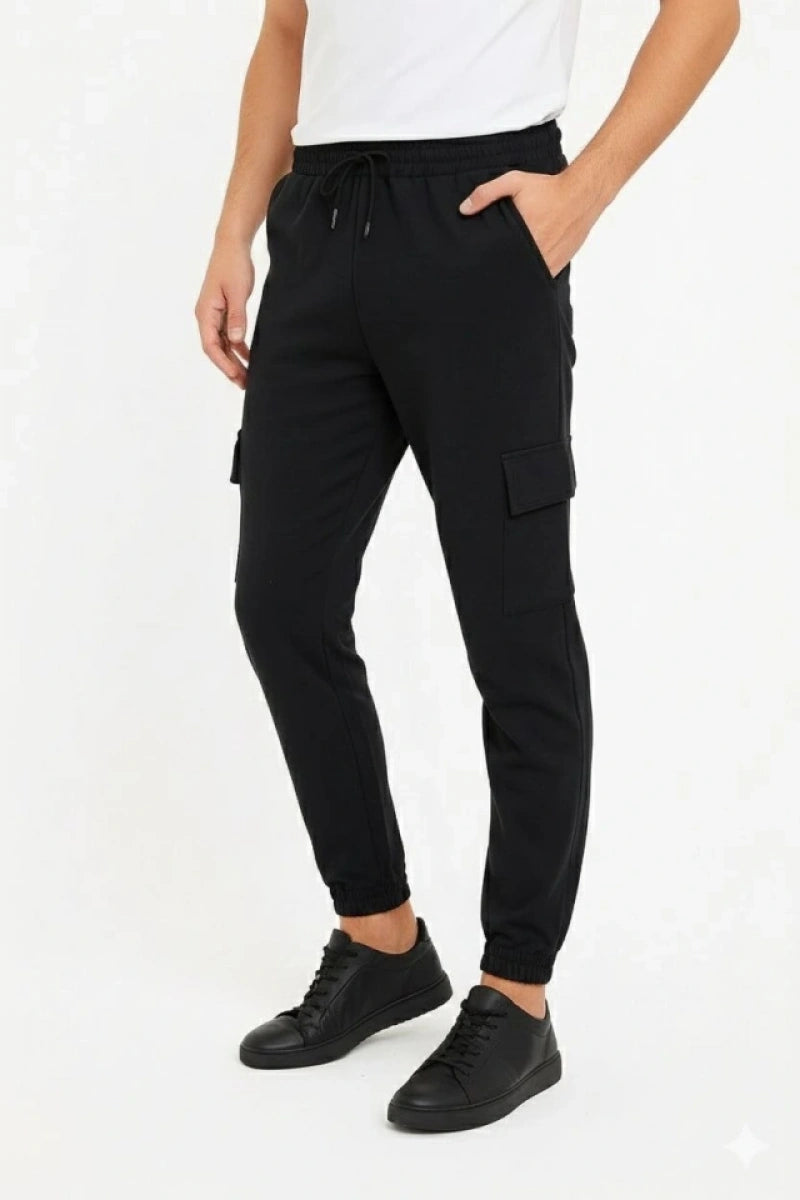Erkek Siyah Jogger Eşofman Altı,