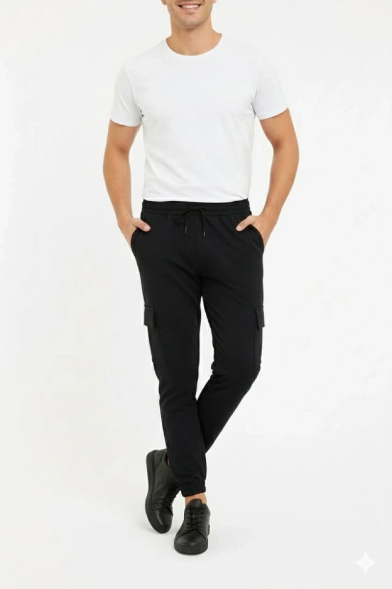 Erkek Siyah Jogger Eşofman Altı,